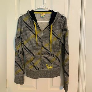 Roxy argyle hoodie. Size small.